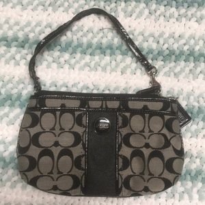 Black Coach Wristlet